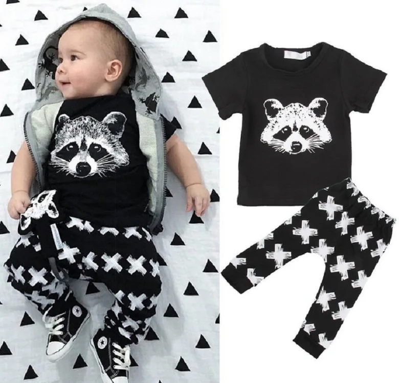 New Baby Girls Boys Fox Cotton Tops High Quality Short Sleeve T-shirt+Pants Leggings Baby Clothing 2pcs Outfits Set Costume
New Baby Girls Boys Fox Cotton Tops High Quality Short Sleeve T-shirt+Pants Leggings Baby Clothing 2pcs Outfits Set Costume