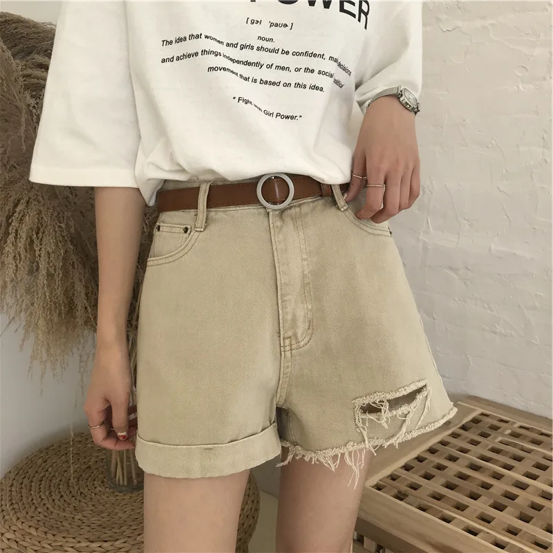 2018 New Women Summer Cotton Vintage Tassel Denim Shorts Casual Loose Female Hole Ripped Hig Waist Jeans Shorts Pants
2018 New Women Summer Cotton Vintage Tassel Denim Shorts Casual Loose Female Hole Ripped Hig Waist Jeans Shorts Pants