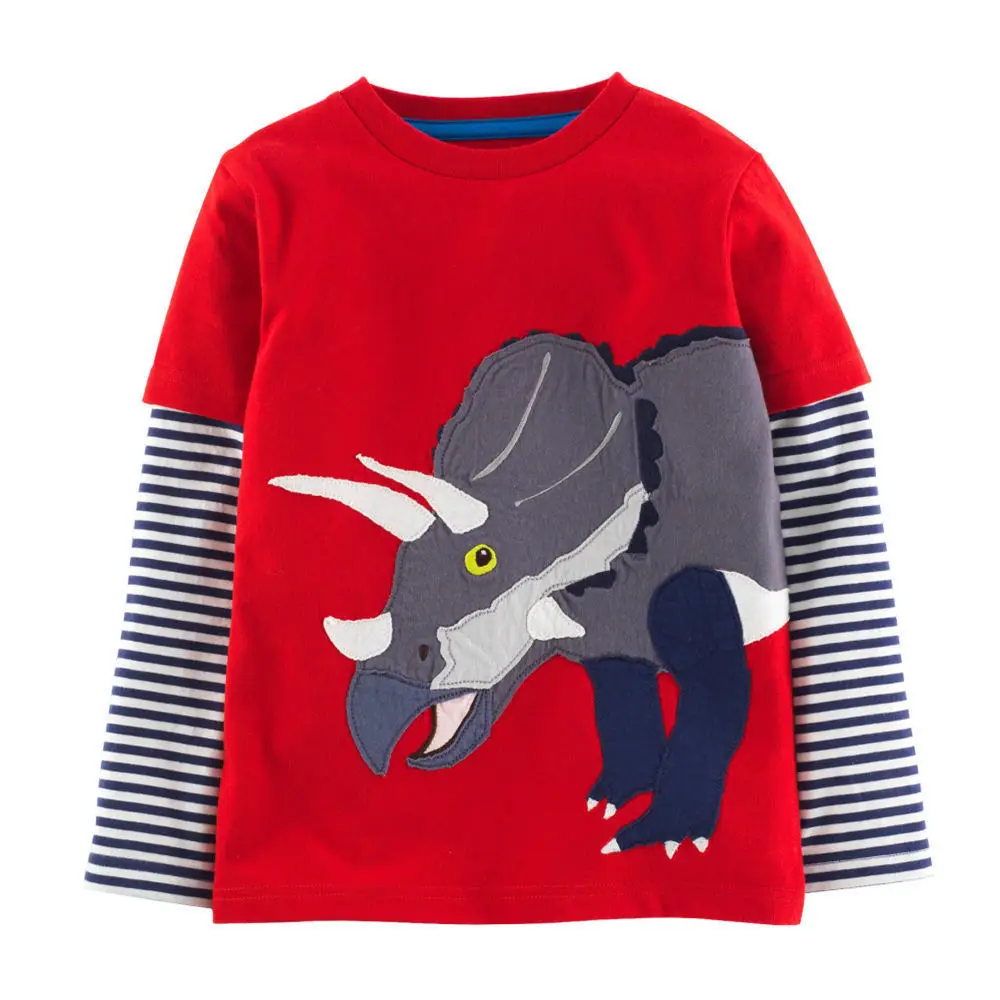 Jumping Meters Red Triceratops Boys Long Sleeve Tee Clothes 2018 Brand Kids T-shirts For Baby Sweat Clothing Children Shirts
Jumping Meters Red Triceratops Boys Long Sleeve Tee Clothes 2018 Brand Kids T-shirts For Baby Sweat Clothing Children Shirts