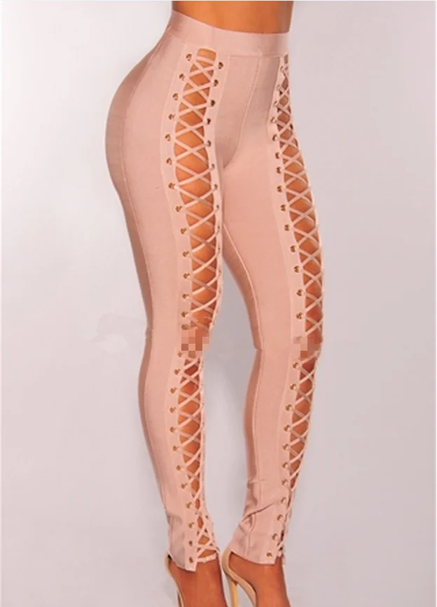 Top Quality Celebrity Black Khaki Front Weaving Rayon Bandage Pants Fashion Bodycon Pant
Top Quality Celebrity Black Khaki Front Weaving Rayon Bandage Pants Fashion Bodycon Pant