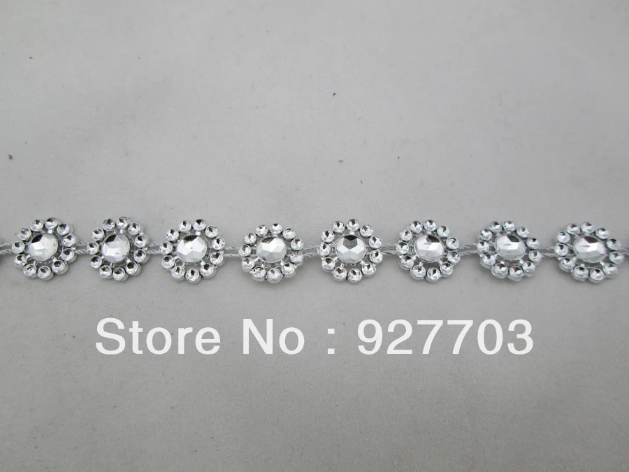 (CM747)9 Meters Round Silver Sparkle Rhinestone Crystal Diamond Chain Plastic Mesh
(CM747)9 Meters Round Silver Sparkle Rhinestone Crystal Diamond Chain Plastic Mesh