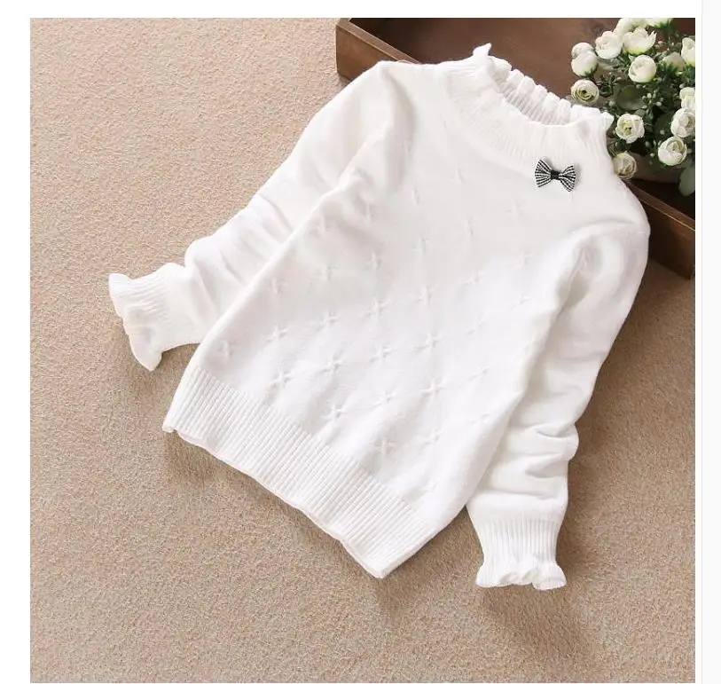 A cotton sweater with a half turtleneck