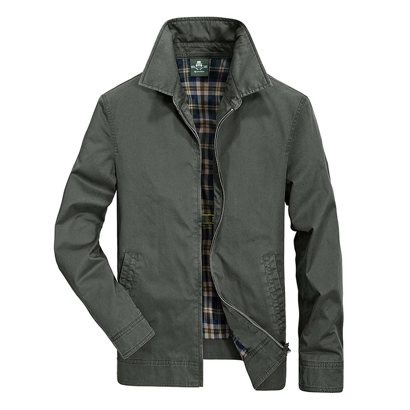 Spring Autumn Military Jacket Men Coat Male Mens Jacket Solid Slim Casaco Masculino Pure Cotton Jacket Coat Men Outwear M-4XL
Spring Autumn Military Jacket Men Coat Male Mens Jacket Solid Slim Casaco Masculino Pure Cotton Jacket Coat Men Outwear M-4XL