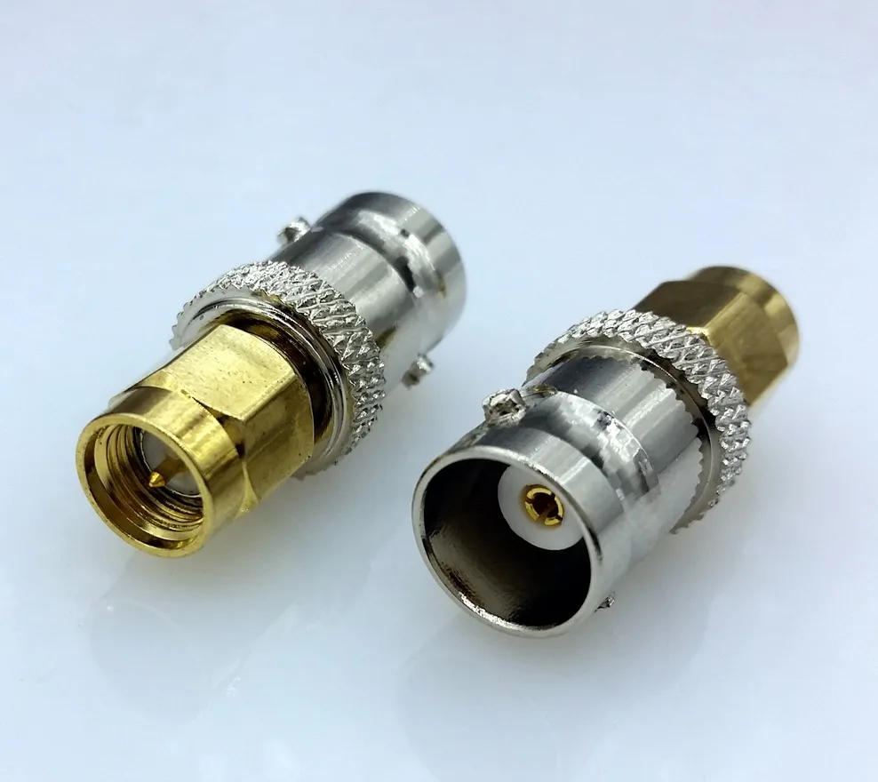 SMA Male to BNC Female RFConnector Q9 Female to sma male coaxial RF Adapter 2pcs/lot
SMA Male to BNC Female RFConnector Q9 Female to sma male coaxial RF Adapter 2pcs/lot