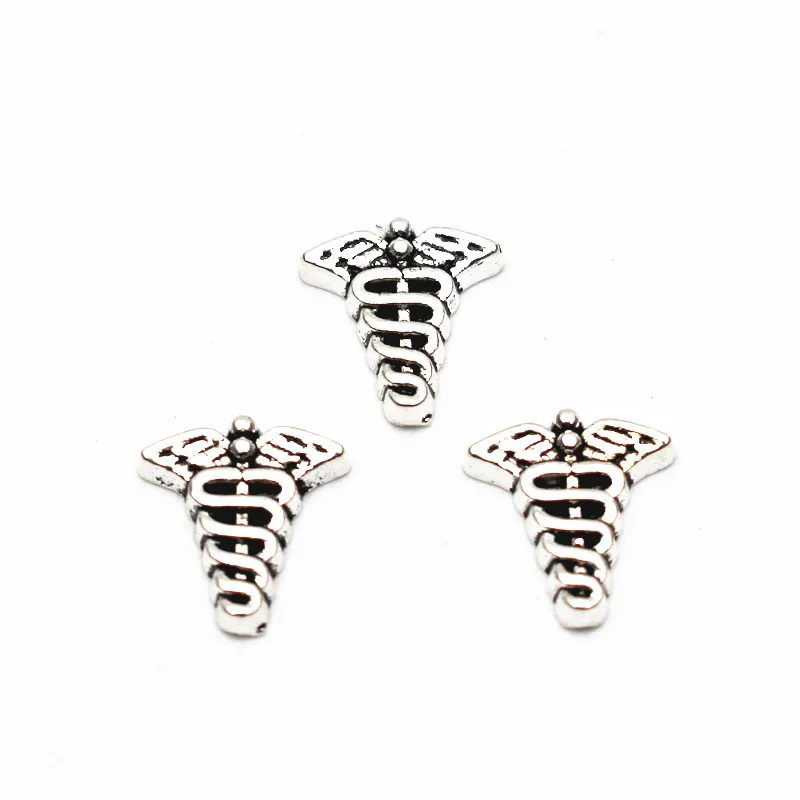 Wholesale 10pcs/lot Metal Vintage Caduceus Medical Symbol Floating Charms For Living Glass Floating Lockets Necklace DIY Jewelry
Wholesale 10pcs/lot Metal Vintage Caduceus Medical Symbol Floating Charms For Living Glass Floating Lockets Necklace DIY Jewelry