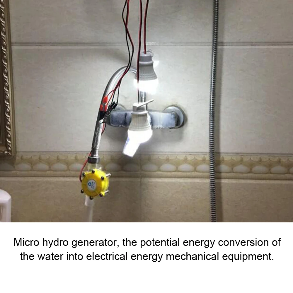 Mini Stable Waterflow Pump Charge Generator Hydroelectric Micro Hydro Tap DIY Accessories Home DIY Use
Mini Stable Waterflow Pump Charge Generator Hydroelectric Micro Hydro Tap DIY Accessories Home DIY Use