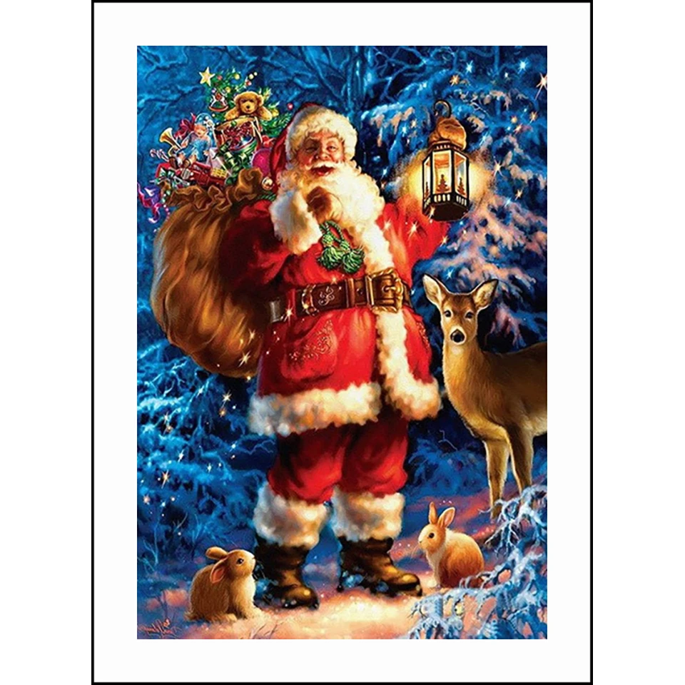 LaoJieYuan Diy diamond embroidery set full square drill diamond painting 5d picture of stones wall decor Father Christmas
LaoJieYuan Diy diamond embroidery set full square drill diamond painting 5d picture of stones wall decor Father Christmas