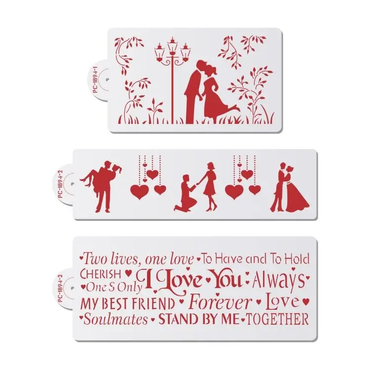 3pcs Wedding Cake Painting Stencil Cake Tools Cupcake Stencil Template Cake Decorating Tools Kitchen Accessories Pastry Tools
3pcs Wedding Cake Painting Stencil Cake Tools Cupcake Stencil Template Cake Decorating Tools Kitchen Accessories Pastry Tools