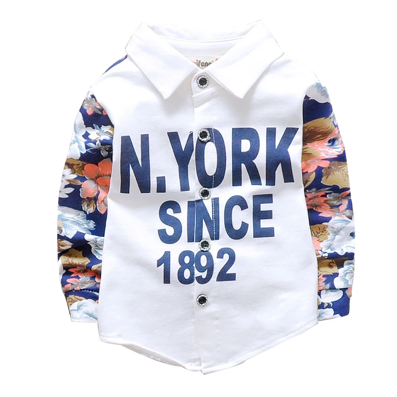 2016 Spring fashion cotton children's long-sleeved shirt boys shirts blouse 0-4 year baby boy girls shirt kids clothes
2016 Spring fashion cotton children's long-sleeved shirt boys shirts blouse 0-4 year baby boy girls shirt kids clothes