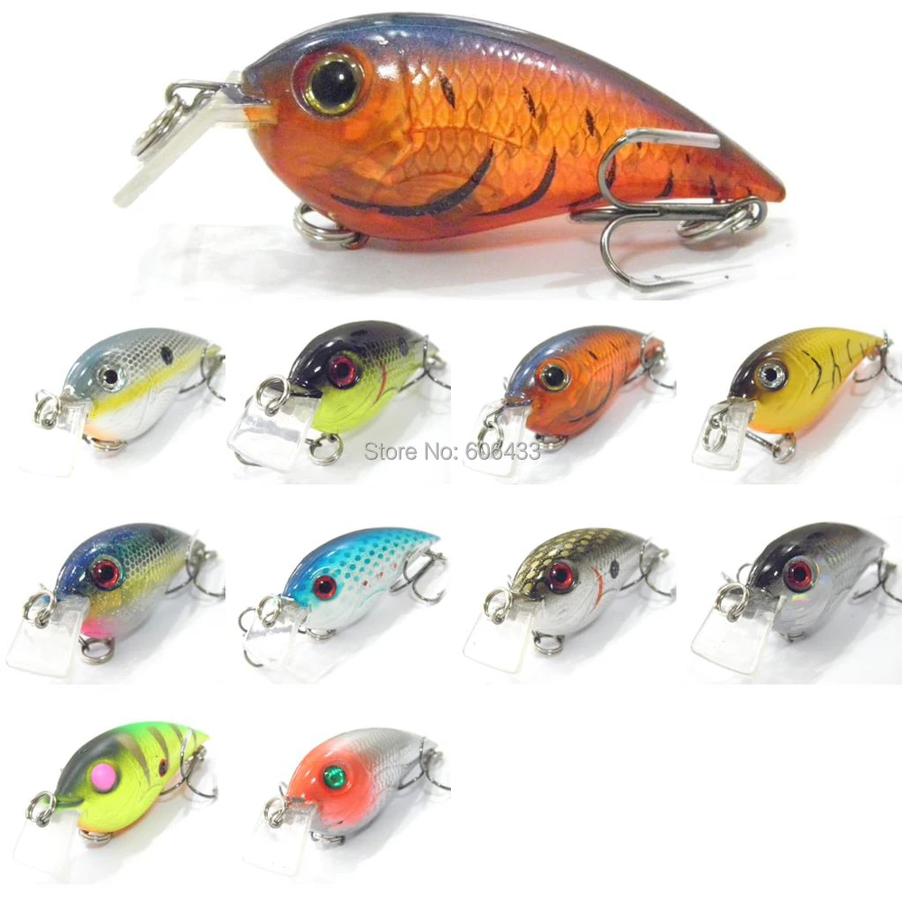 10PCS Sea Fishing Crank Lure Floating Minnow artificial bait hook 7.6cm/16.4g Free shipping
10PCS Sea Fishing Crank Lure Floating Minnow artificial bait hook 7.6cm/16.4g Free shipping