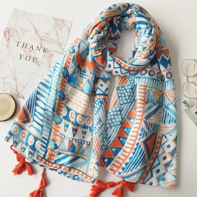 Fashion bohemian style scarf geometric print foulard tassel islamic hijab scarfs vintage women scarves pashmina 10pcs/lot
Fashion bohemian style scarf geometric print foulard tassel islamic hijab scarfs vintage women scarves pashmina 10pcs/lot