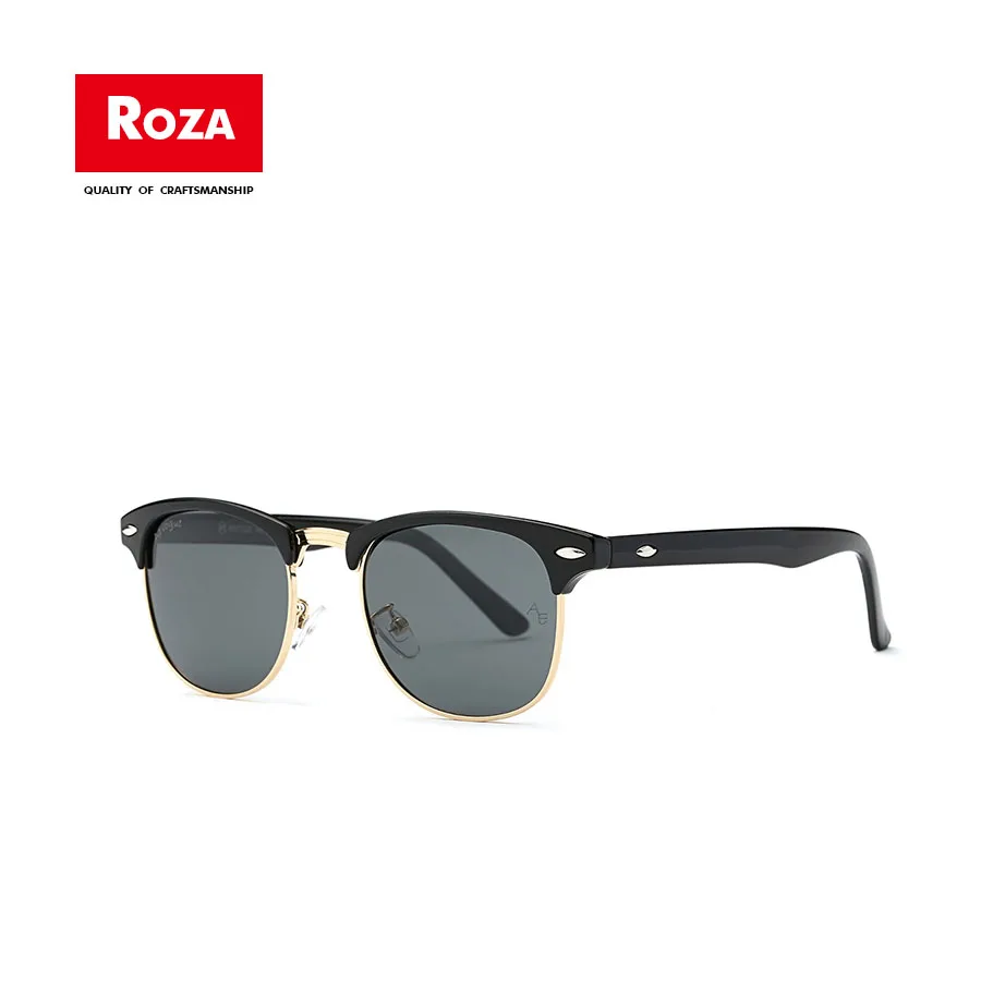 Roza Polarized Sunglasses For Men Rivet Ultra-Light Brand Design Semi-Rimless Classic Tortoise Unisex Gafas De Sol UV400 RZ0369
Roza Polarized Sunglasses For Men Rivet Ultra-Light Brand Design Semi-Rimless Classic Tortoise Unisex Gafas De Sol UV400 RZ0369