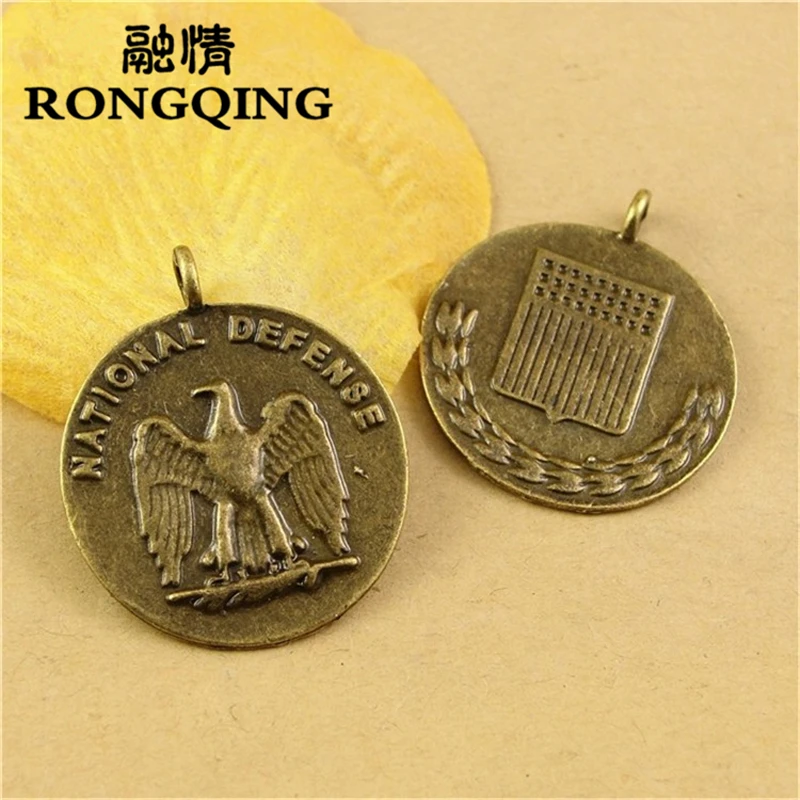 RONGQING 28MM 40pcs/lot Eagle Pendants Necklaces Handmade Fashion Jewelry Charms DIY
RONGQING 28MM 40pcs/lot Eagle Pendants Necklaces Handmade Fashion Jewelry Charms DIY