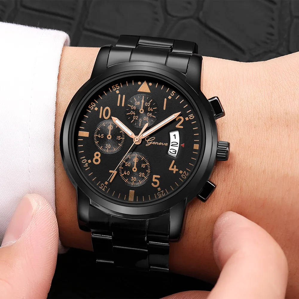 Men's Stainless Steel Quartz Analog Date Wrist Watch Sport Watches Gifts Mens Watch Business Luxury relojes para hombre SA60
Men's Stainless Steel Quartz Analog Date Wrist Watch Sport Watches Gifts Mens Watch Business Luxury relojes para hombre SA60