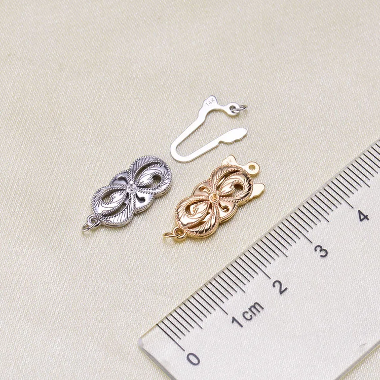 1Pcs G14K Gold Clasps&Hook Flower Heart Multi Pattern Hollow Out Clasps Jewelry Findings For Jewelry Making
1Pcs G14K Gold Clasps&Hook Flower Heart Multi Pattern Hollow Out Clasps Jewelry Findings For Jewelry Making