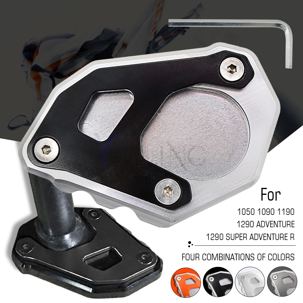 For 1050 1190 1090 1290 Adventure Aluminum Motorcycle Side Stand Pad Enlargement Plate Kickstand Extension
For 1050 1190 1090 1290 Adventure Aluminum Motorcycle Side Stand Pad Enlargement Plate Kickstand Extension