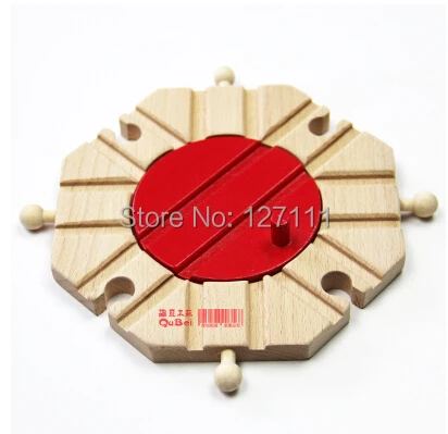 Christmas Gift Wooden Train Track Turn Table fit Wooden Train track set Educational Boy Toy / Kids Gift
Christmas Gift Wooden Train Track Turn Table fit Wooden Train track set Educational Boy Toy / Kids Gift