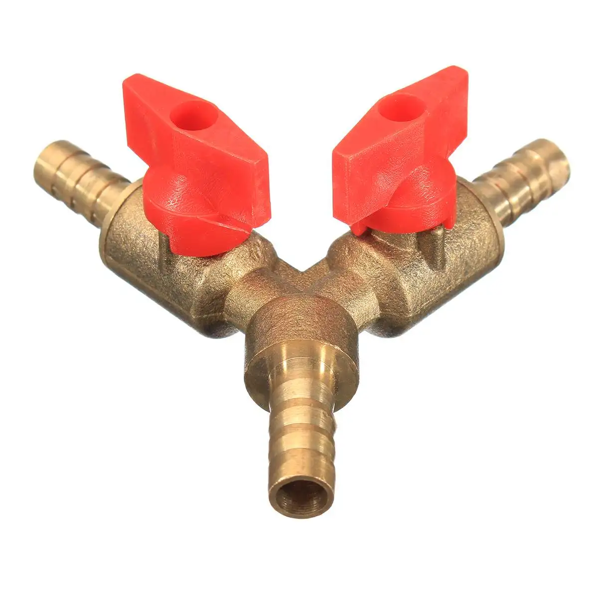 5/16" 8mm Brass Y 3-Way Shut off Ball Valve Fitting Hose Barb Fuel Gas CLAMP Tee New Arrival
5/16" 8mm Brass Y 3-Way Shut off Ball Valve Fitting Hose Barb Fuel Gas CLAMP Tee New Arrival