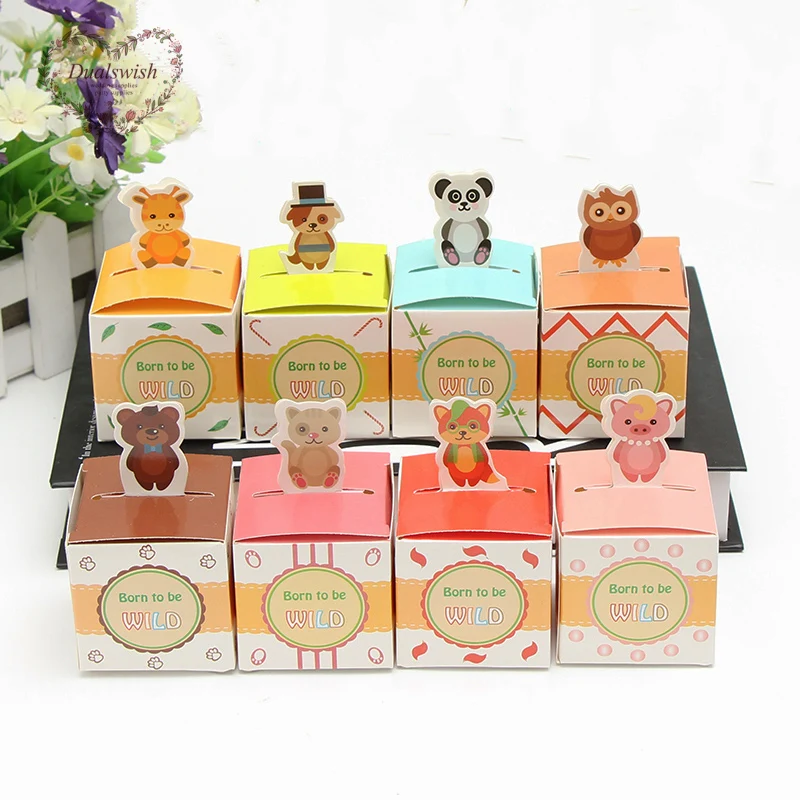 10pcs Cute Animals Candy Box Baby Shower Decorations Born to Be Wold Birthday Party Decorations Kids Party Supplies
10pcs Cute Animals Candy Box Baby Shower Decorations Born to Be Wold Birthday Party Decorations Kids Party Supplies