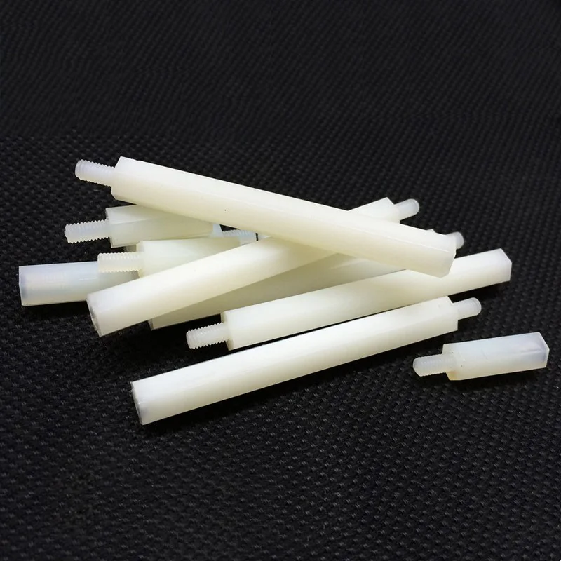 8pcs M5 Nylon column external hex Single head isolation column white spacers standoff amplifier board nuts 35mm-50mm length
8pcs M5 Nylon column external hex Single head isolation column white spacers standoff amplifier board nuts 35mm-50mm length