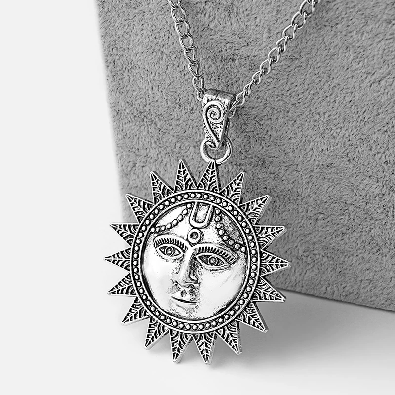 1PCS Vintage Tone Abstract Large Sun Shape Charm Pendant Lagenlook Chain Necklace Choker
1PCS Vintage Tone Abstract Large Sun Shape Charm Pendant Lagenlook Chain Necklace Choker