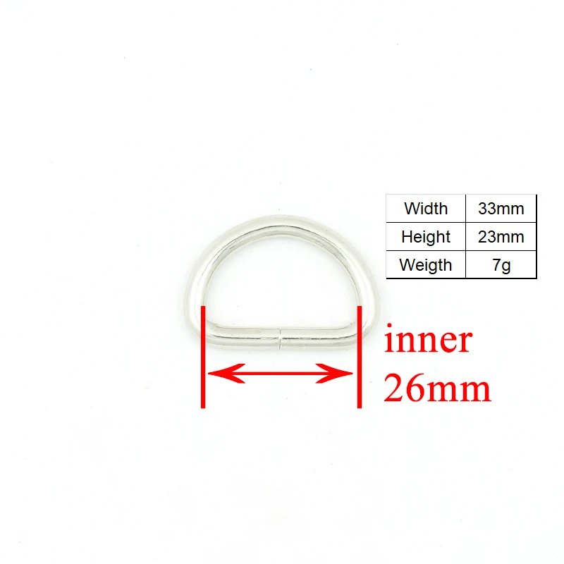 50pcs/lot Metal D Ring non-Welded nickel plated loop Ring for 25mm dog collar belt environmental connect buckle DK25Y01
50pcs/lot Metal D Ring non-Welded nickel plated loop Ring for 25mm dog collar belt environmental connect buckle DK25Y01
