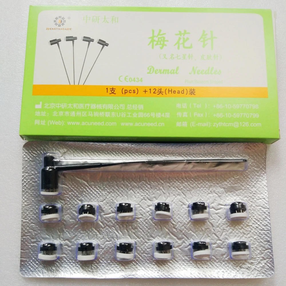research of skin needle with 13 head of disposable sterile Seven Star skin needle changeable plum blossom needle
research of skin needle with 13 head of disposable sterile Seven Star skin needle changeable plum blossom needle