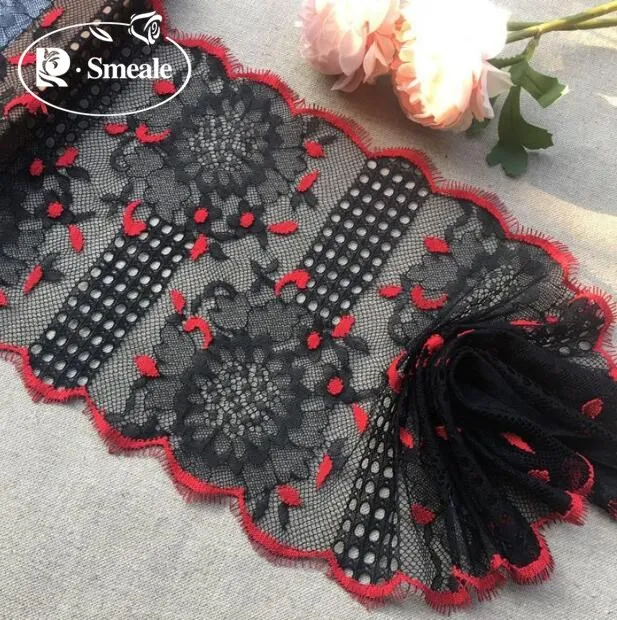 Width 21.5CM Export New Pattern Black Red Two-color Large Flower Thin Gauze Lace High-grade Garment Accessories RS763
Width 21.5CM Export New Pattern Black Red Two-color Large Flower Thin Gauze Lace High-grade Garment Accessories RS763