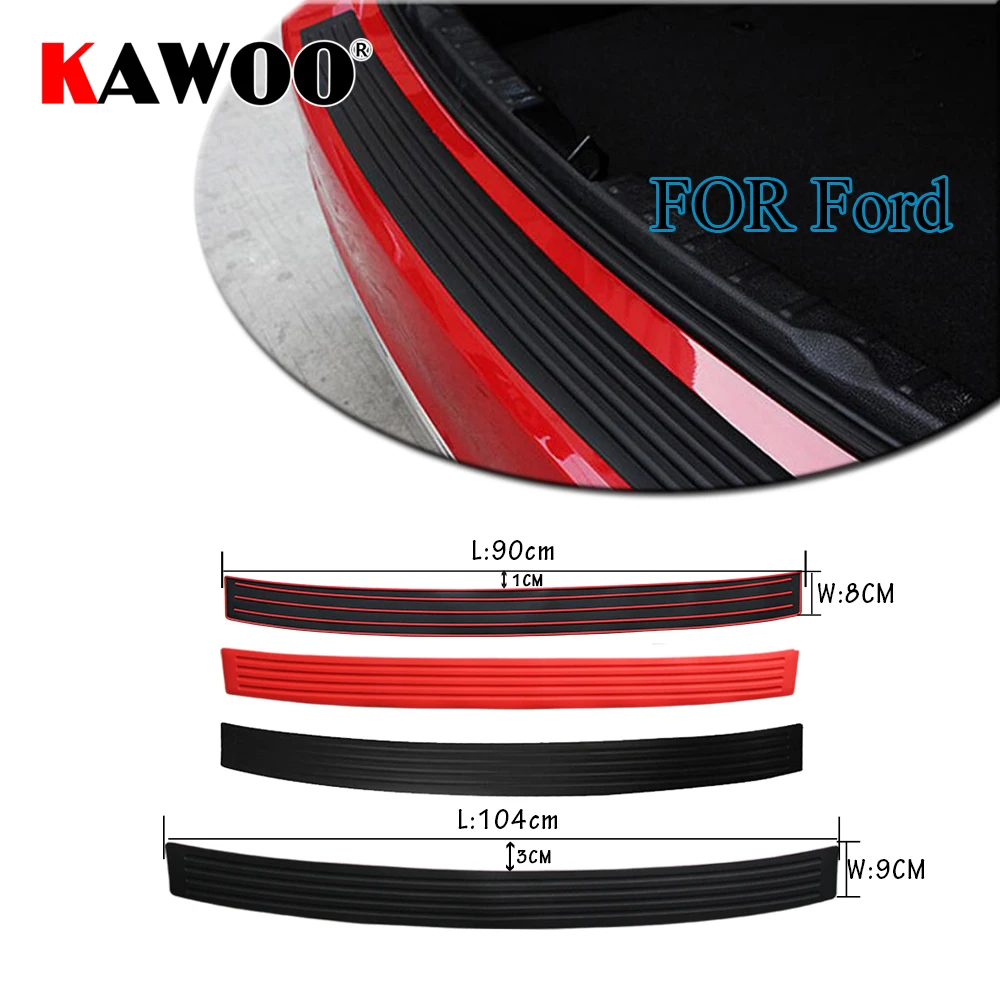 KAWOO For Ford Focus 3 4/Mondeo/Fiesta/Ecosport/Edge B-MAX Rubber Rear Guard Bumper Protect Trim Cover Sill Mat Pad Car Styling
KAWOO For Ford Focus 3 4/Mondeo/Fiesta/Ecosport/Edge B-MAX Rubber Rear Guard Bumper Protect Trim Cover Sill Mat Pad Car Styling