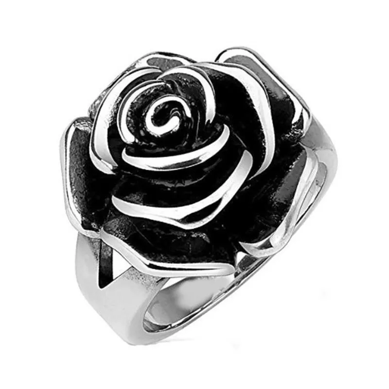 Hot Sale Fashion Korea Fashion Jewelry Rings Retro Black Rose Flower Rings Index Finger Rings For Woman Party Punk Ring Gifts
Hot Sale Fashion Korea Fashion Jewelry Rings Retro Black Rose Flower Rings Index Finger Rings For Woman Party Punk Ring Gifts