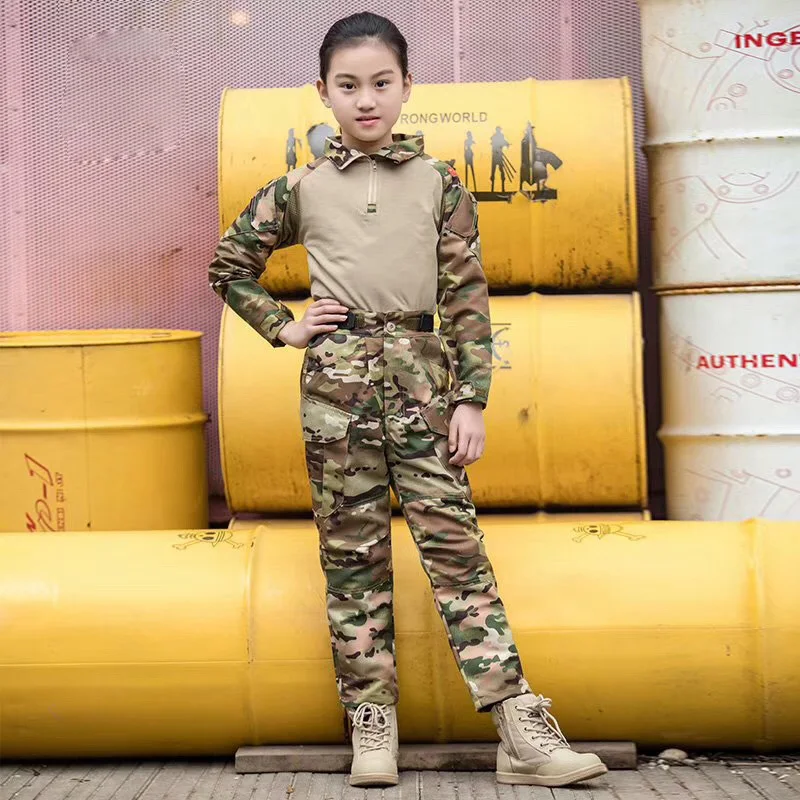 2019 New Tactical Scounts frog uniforms/ Kids tactical multicam uniforms/ Kids frog suit set CP/ Teenager CP military suits
2019 New Tactical Scounts frog uniforms/ Kids tactical multicam uniforms/ Kids frog suit set CP/ Teenager CP military suits