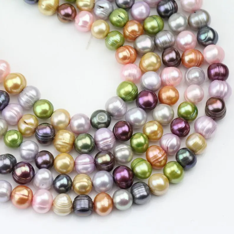 Wholesale Loose Pearl Jewellery,38cm AA 8-9mm Multi Color Near Round Potato Freshwater Pearl Jewelry
Wholesale Loose Pearl Jewellery,38cm AA 8-9mm Multi Color Near Round Potato Freshwater Pearl Jewelry
