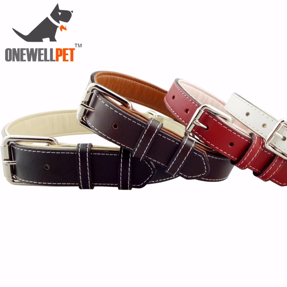 Onewellpet высококачественный кожаный ошейник для домашних животных, четыре цвета и размер M L XL XXL для Doberman и других искусств
Onewellpet высококачественный кожаный ошейник для домашних животных, четыре цвета и размер M L XL XXL для Doberman и других искусств