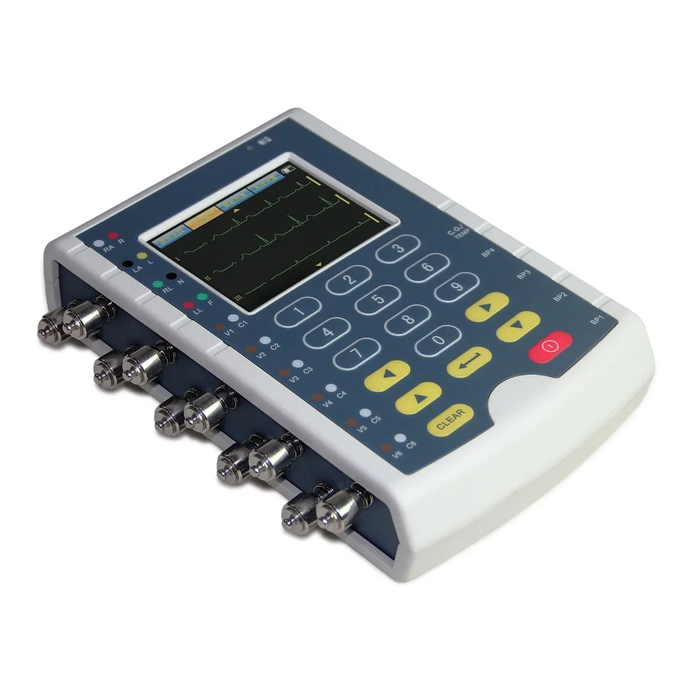 Мультипараметрический симулятор CONTEC MS400 12-ведущий ЭКГ реле температура цифровой