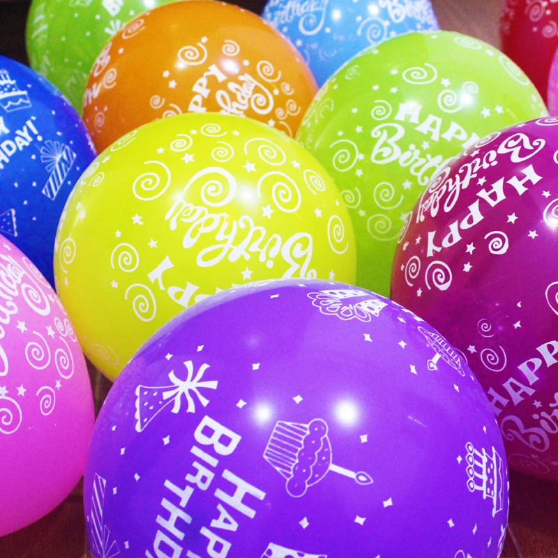 100pcs/lot Happy Birthday Ballons 12inch Latex Round Helium Balloon Happy Birthday Printed Balls Funny Toys Party Supplies Decor
100pcs/lot Happy Birthday Ballons 12inch Latex Round Helium Balloon Happy Birthday Printed Balls Funny Toys Party Supplies Decor