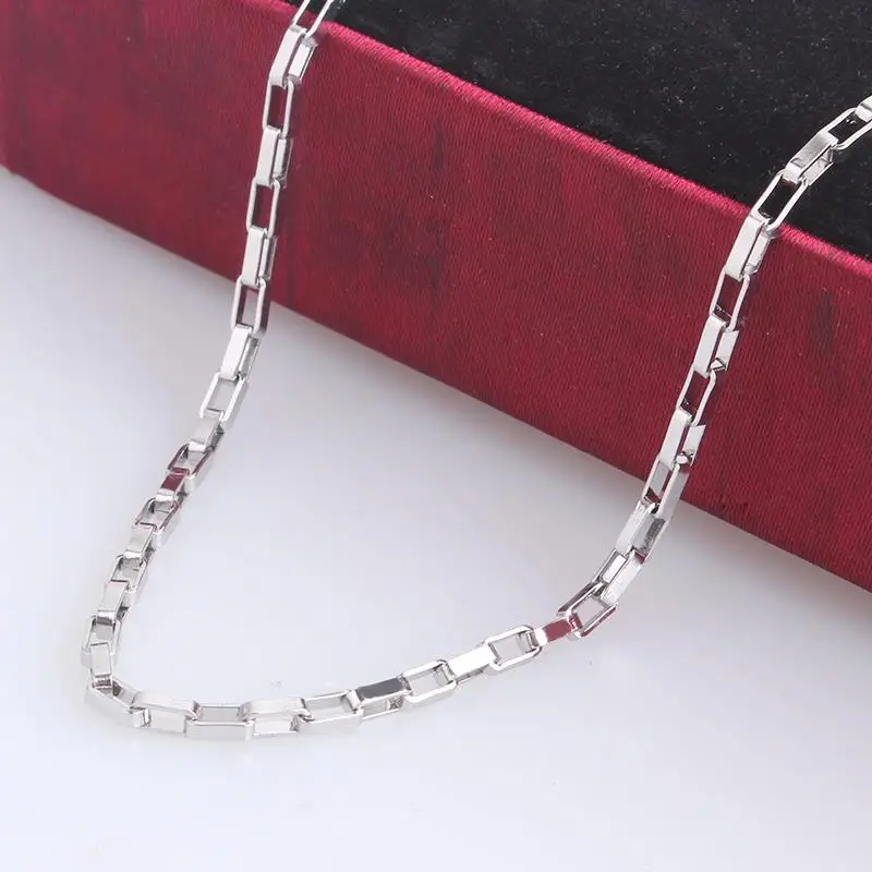 2.5mm width Hollow block chains length 50cm 316L Stainless steel Necklace for men women jewelry wholesale
2.5mm width Hollow block chains length 50cm 316L Stainless steel Necklace for men women jewelry wholesale