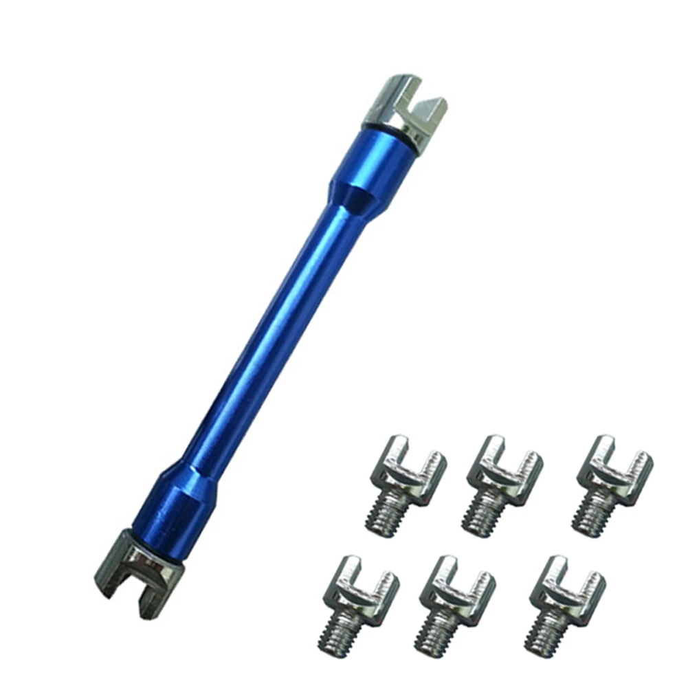 Hot Motorcycle 9pc Spoke Wrench Set 5.4-6.8mm Motorbike Buckled Wheel JLD