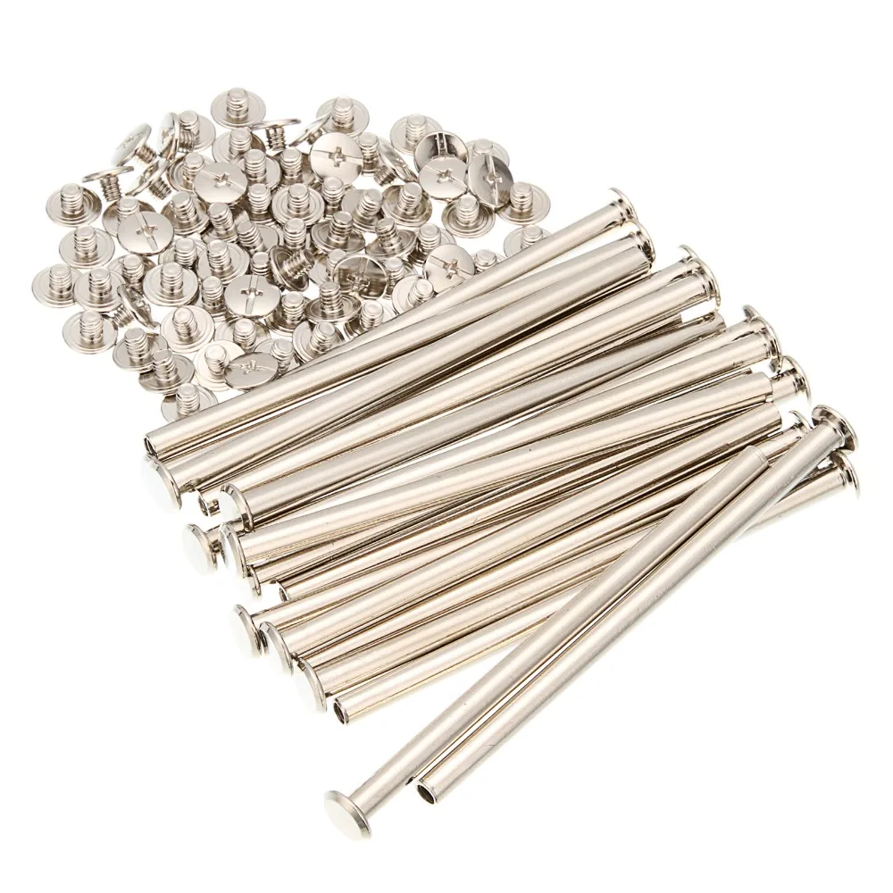 20pcs M5x90mm Iron-nickel-plated screw books Fingertight Picture books screw rivets albums butt recipes leaflet nail M5Hardware
20pcs M5x90mm Iron-nickel-plated screw books Fingertight Picture books screw rivets albums butt recipes leaflet nail M5Hardware