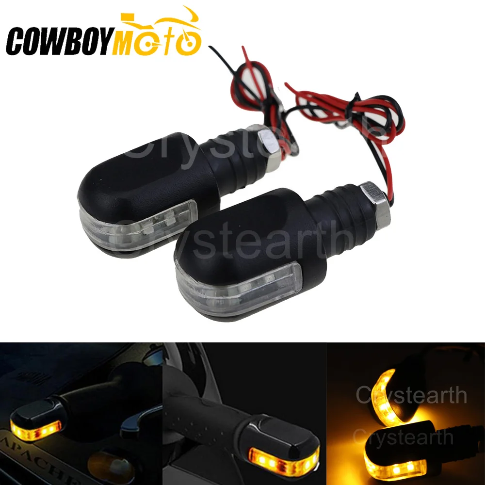 Universal Motorcycle 7/8" 22mm Handlebar Handle Bar End Grips LED Turn Signals Light For Honda SUZUKI Harley Cafe Racer Bobber
Universal Motorcycle 7/8" 22mm Handlebar Handle Bar End Grips LED Turn Signals Light For Honda SUZUKI Harley Cafe Racer Bobber