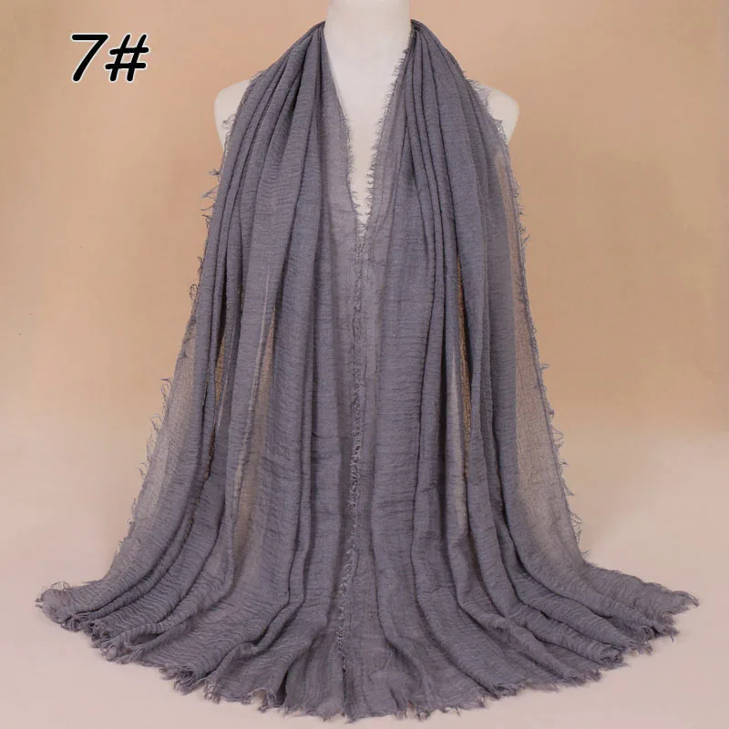 RUBY VICKY Hot Scarves Women High Quality Scarf Ladies Muslim Solid Color National Wind Islamic Headwear Shawl Scarf
RUBY VICKY Hot Scarves Women High Quality Scarf Ladies Muslim Solid Color National Wind Islamic Headwear Shawl Scarf