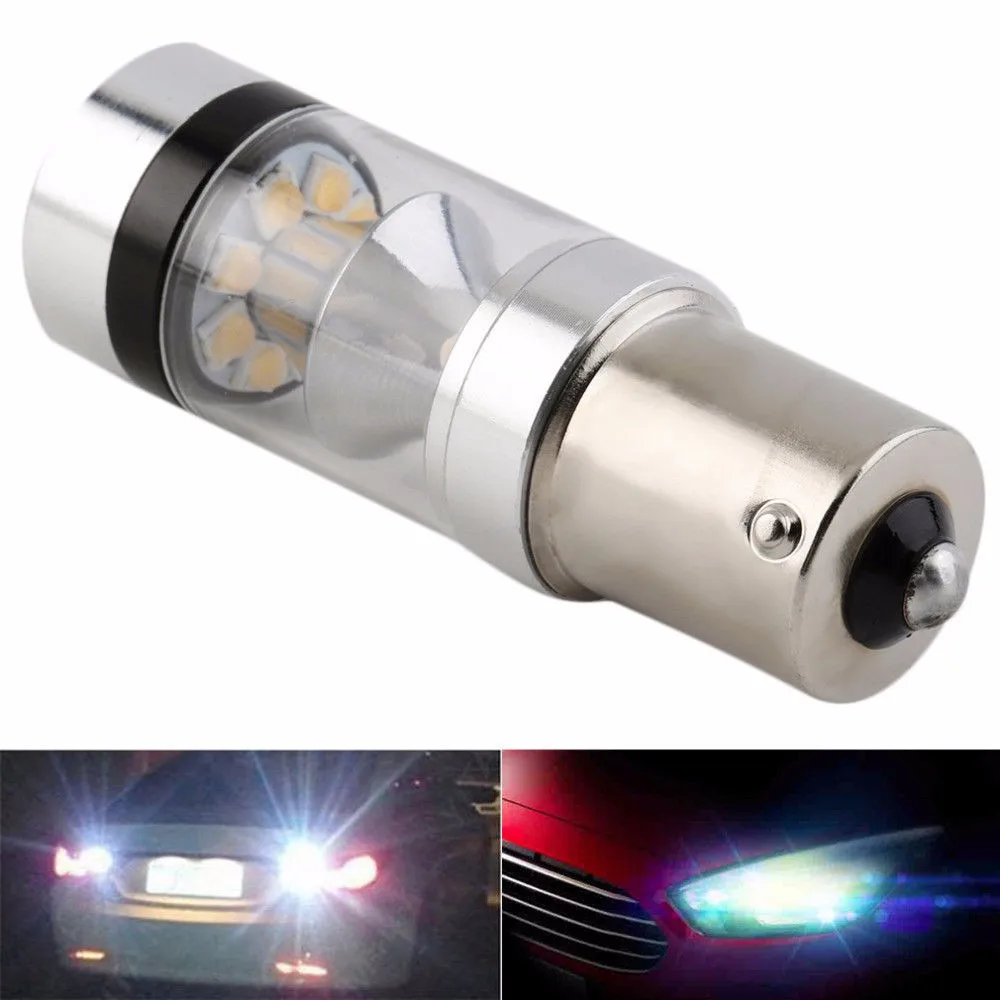 

2pcs CREE XBD Chips Led 100W 1156 S25 P21W BA15S LED Backup Light Car Reverse Bulb Lamp For Car