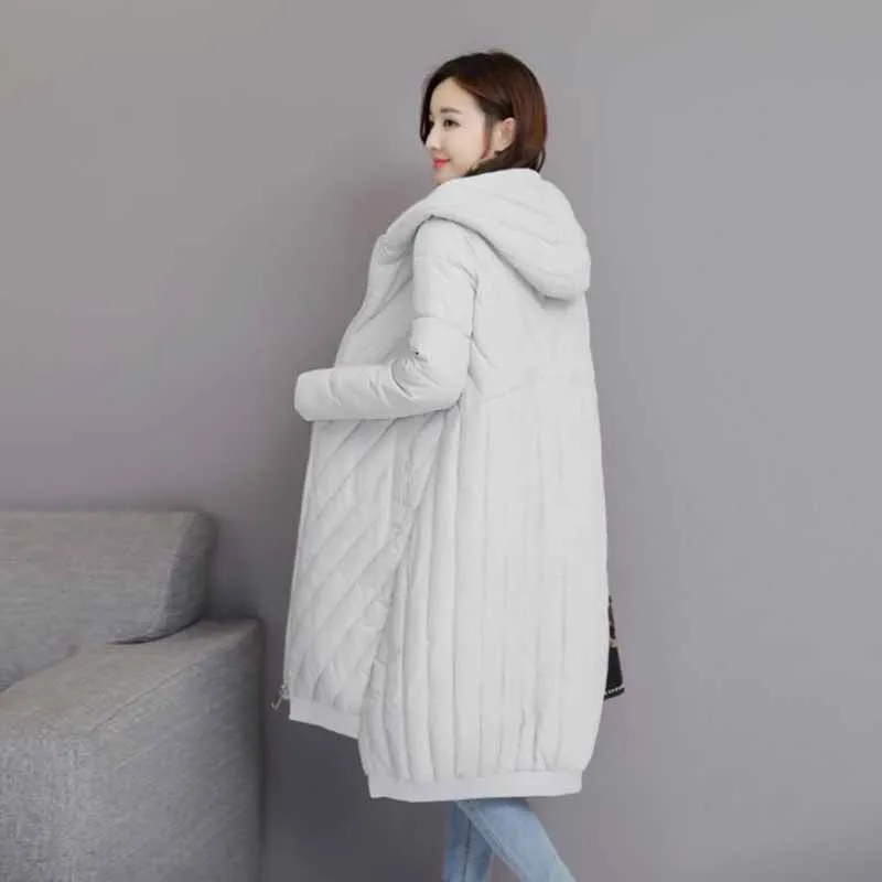 Cotton Padded Female Winter Coat 2018 Womens Plus size Loose Long Parkas Coat New Hooded Windproof Winter Jacket Women
Cotton Padded Female Winter Coat 2018 Womens Plus size Loose Long Parkas Coat New Hooded Windproof Winter Jacket Women