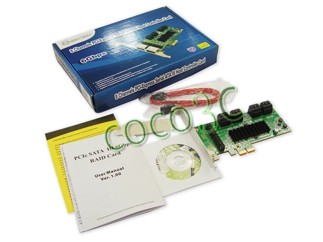 Wholesale Marvell Chipset 8 Ports SATA 6GB PCI Express Controller Card PCI-e to SATA 3.0 converter NCQ & Port Multiplier FIS
Wholesale Marvell Chipset 8 Ports SATA 6GB PCI Express Controller Card PCI-e to SATA 3.0 converter NCQ & Port Multiplier FIS