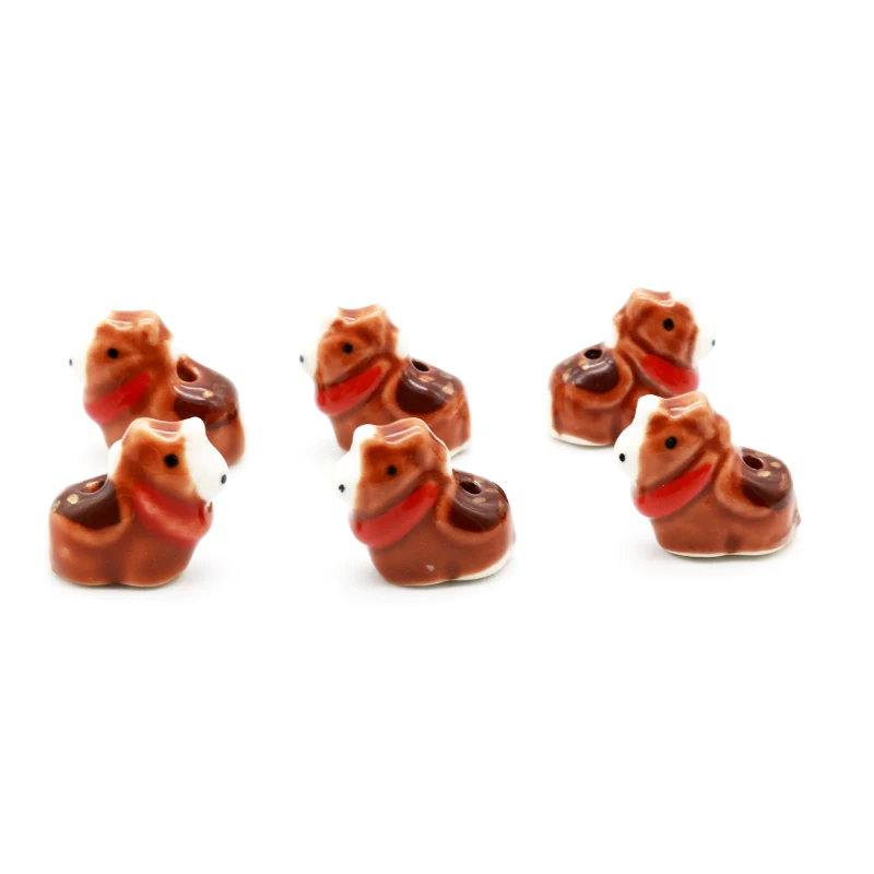 Wholesale Lovely Dog Shape Beads 50pcs/lot 17x18mm Luck Animal Ceramic Jewelry Beads Handmade DIY Pendant Jewelry Making Beads
Wholesale Lovely Dog Shape Beads 50pcs/lot 17x18mm Luck Animal Ceramic Jewelry Beads Handmade DIY Pendant Jewelry Making Beads