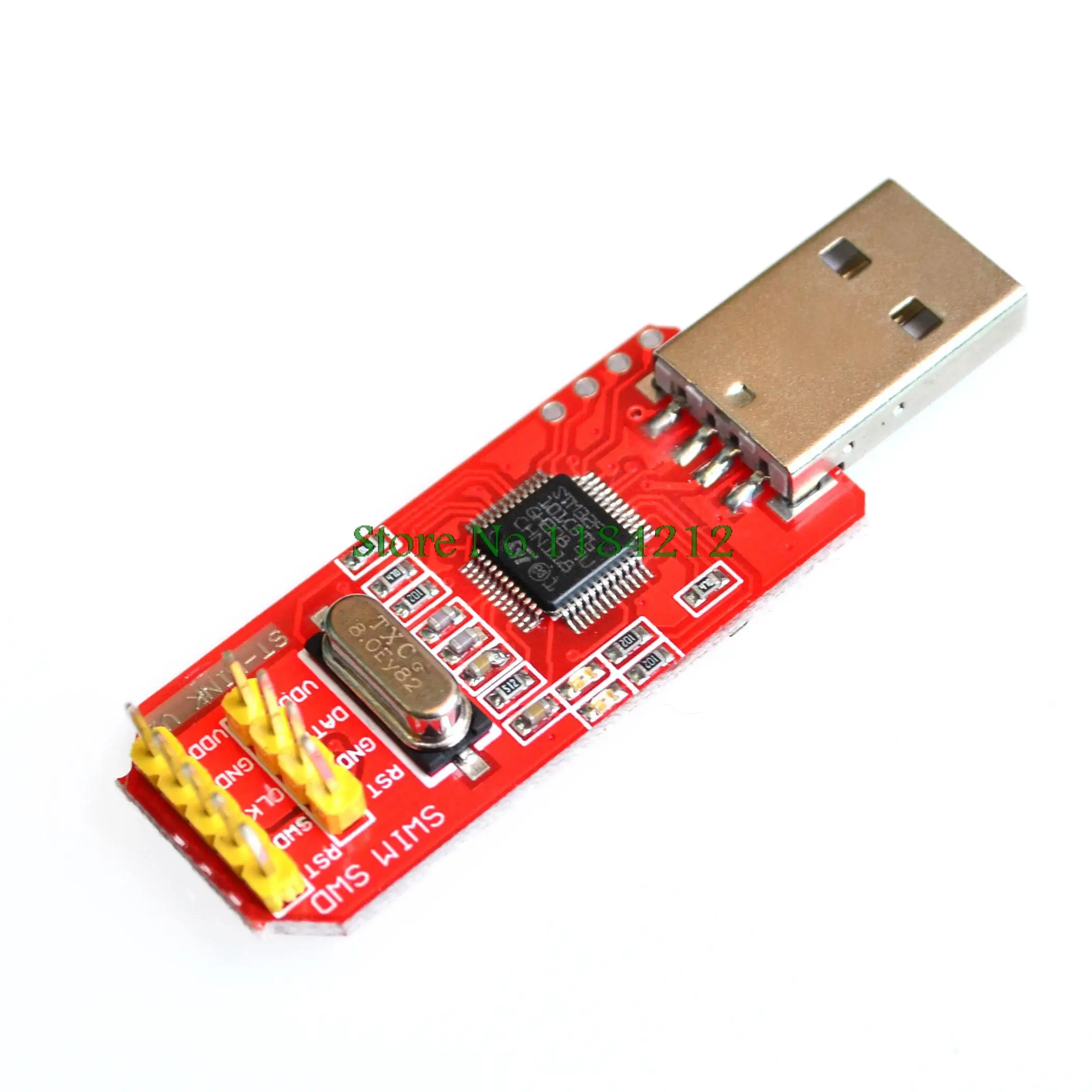 Эмулятор mini ST-LINK/V2 ST LINK STLINK STM8 STM32 супер защита | Электронные компоненты и