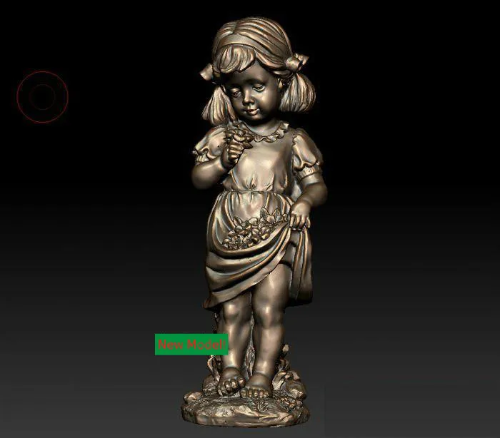3D model stl format, 3D solid model rotation sculpture for cnc machine Cute little girl
3D model stl format, 3D solid model rotation sculpture for cnc machine Cute little girl