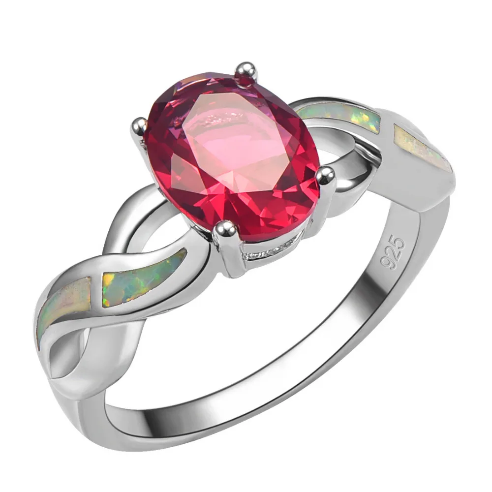 Garnet With White Fire Opal 925 Sterling Silver Ring For Woman Size 6 7 8 9 10 R1433
Garnet With White Fire Opal 925 Sterling Silver Ring For Woman Size 6 7 8 9 10 R1433