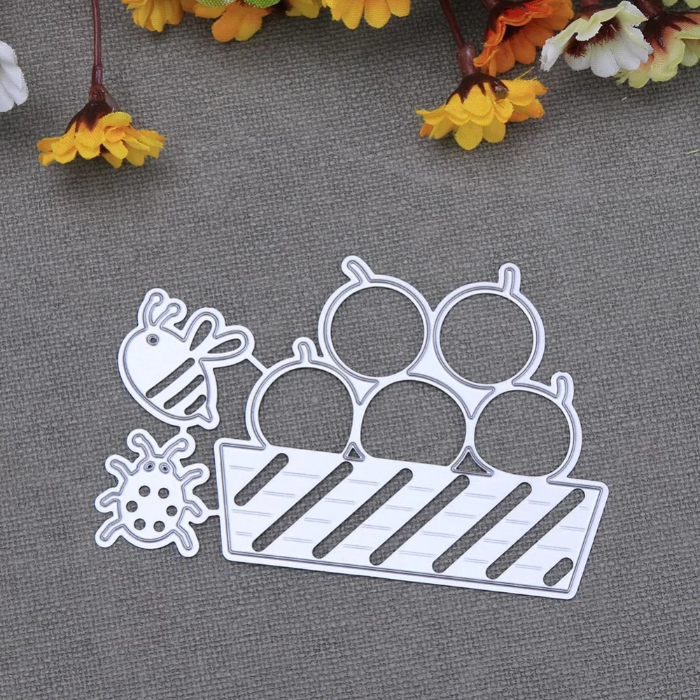 Cute Bee Insect Fruit Metal Cutting Dies For DIY Scrapbooking Photo Album Paper Cards Decorative Crafts Embossing Die Cuts
Cute Bee Insect Fruit Metal Cutting Dies For DIY Scrapbooking Photo Album Paper Cards Decorative Crafts Embossing Die Cuts