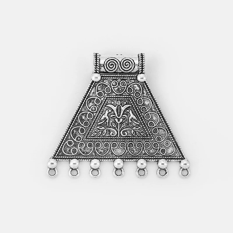 Большая подвеска с тисненым цветочным завитком для ожерелья, соединительная фурнитура для изготовления ювелирных изделий, 2 шт., 58x65 мм
Большая подвеска с тисненым цветочным завитком для ожерелья, соединительная фурнитура для изготовления ювелирных изделий, 2 шт., 58x65 мм