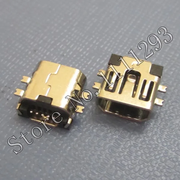 20 шт./лот штекер Mini-USB Порты и разъёмы Разъем для MP4 MP5 т. д. поверхностного монтажа |